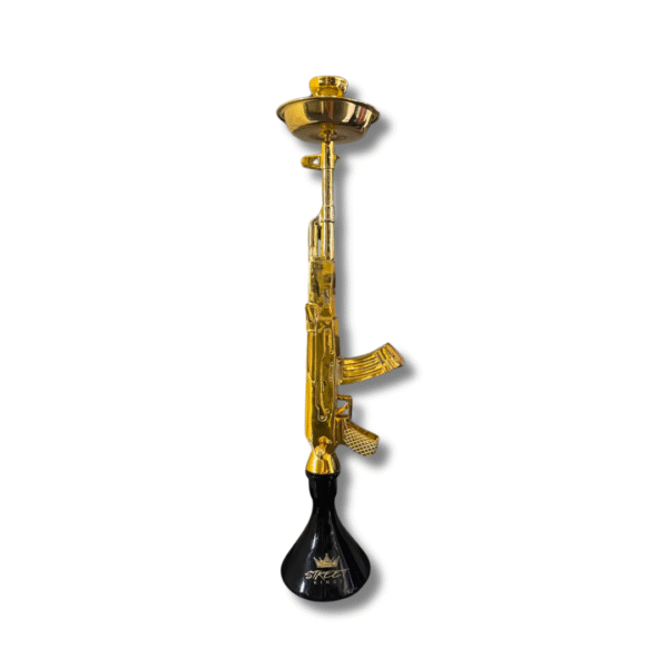 Street Kingz Gold AK 47 Hookah With Everything - Image 7